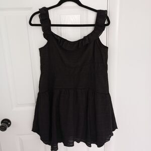 Wild Fable Mini Dress Size L Black Color Oversize.